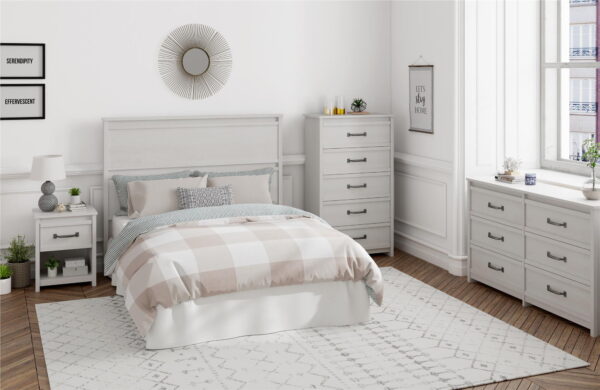 Gardens Rustic Ranch 6 Drawer Dresser, Ivory Oak - Image 8
