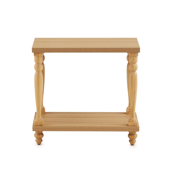 My Texas House Wood Side Table, Light Oak - Image 10
