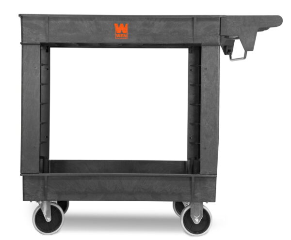 WEN Products 500   Pound Capacity 40 by 17   Inch Two   Shelf Service Utility Cart - Image 9