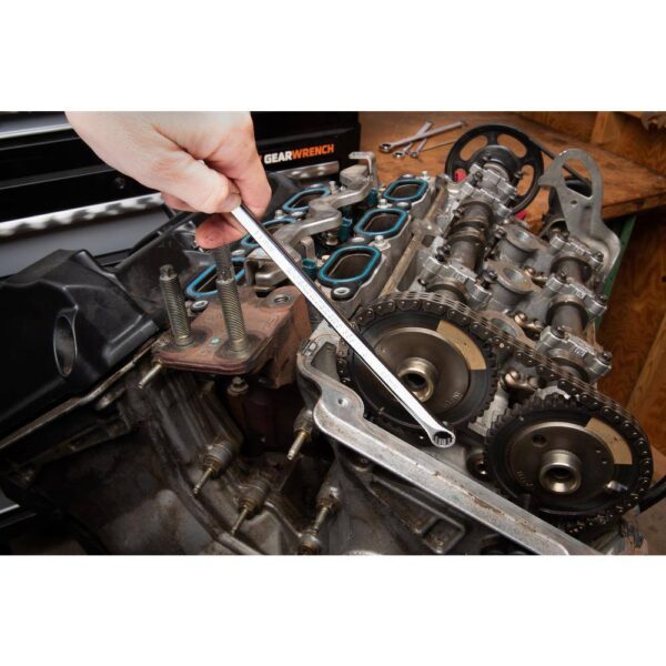 85998 72-Tooth 12-Point SAE XL GearBox Double Box Ratcheting Wrench Set (9-Piece) - Image 10