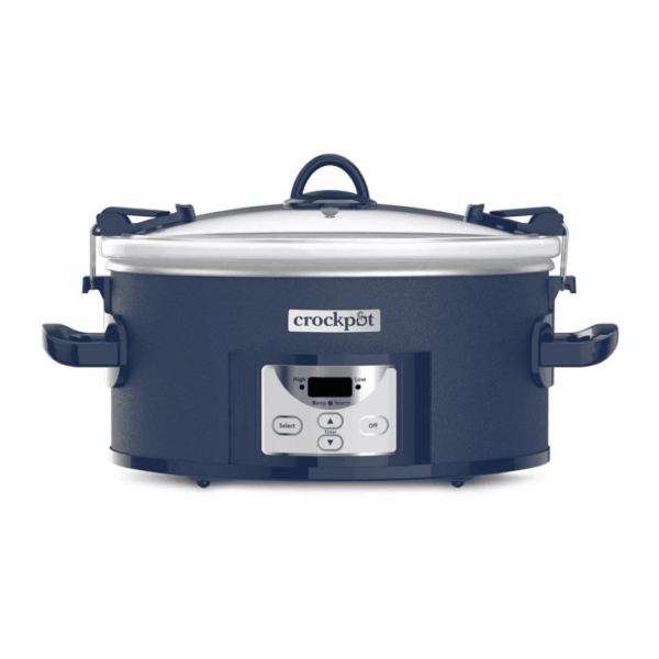 Crock-Pot 7qt One Touch Cook and Carry Slow Cooker   Blue