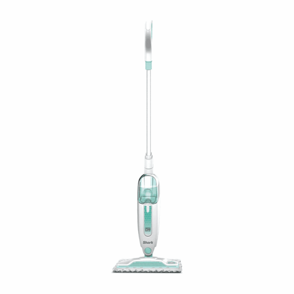 S1000 Steam Mop with 2 Dirt Grip Pads, Lightweight, White/Seafoam