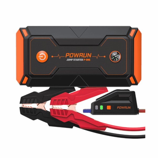 Powrun P-ONE Jump Starter, 2000A Portable Jump Box   Car Jump Starter Battery Pack