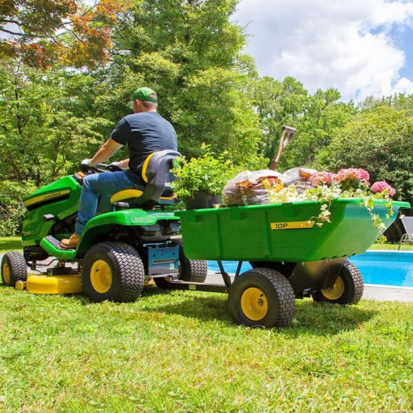 PCT-100JDC 650 lb. 10 cu. ft. Tow-Behind Poly Utility Cart - Image 7