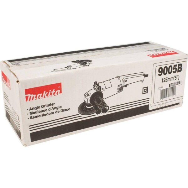 9005B 9 Amp 5 in. Corded High-Power Angle Grinder with AC/DC Switch - Image 3