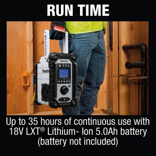 XRM05W 18V LXT Lithium-Ion Cordless Job Site Radio (Tool-Only) - Image 7