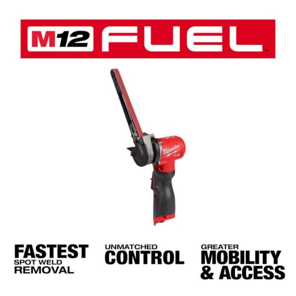 2482-20 M12  12V Lithium-Ion Brushless Cordless 1/2 in. x 18 in. Bandfile (Tool-Only) - Image 3