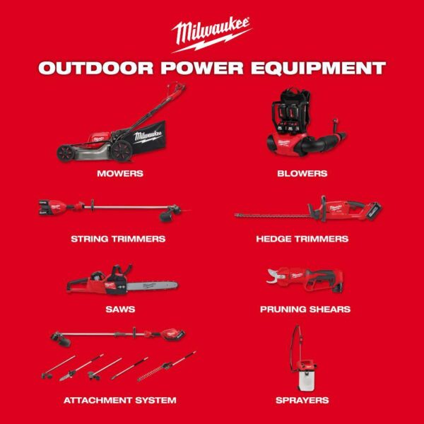 2726-20-48-11-1880 M18  24 in. 18-Volt Lithium-Ion Brushless Cordless Hedge Trimmer with 8.0 Ah High Output Battery - Image 11