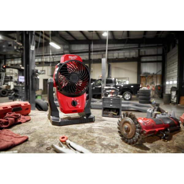 0820-20 M12 12-Volt Lithium-Ion Cordless Jobsite Fan (Tool-Only) - Image 8