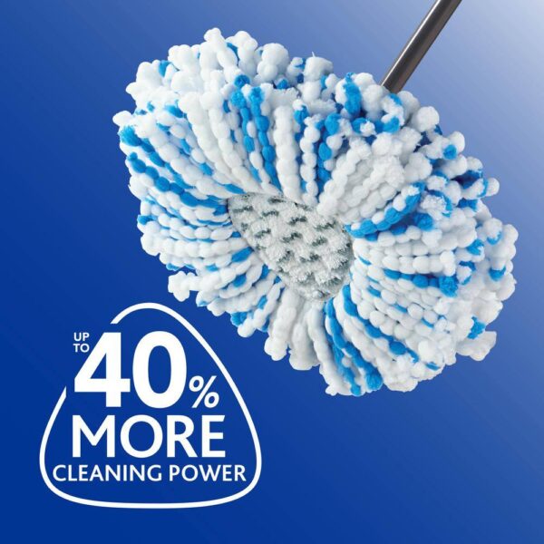 O-Cedar 174221 Easy Wring Rinse Clean Deep Clean Microfiber Spin Mop and Bucket System - Image 9