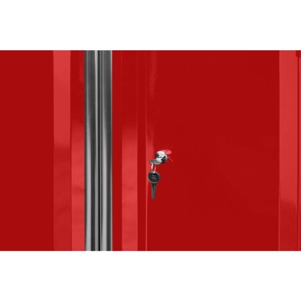 G2802BR-US Ready-to-Assemble 24-Gauge Steel 2-Door Garage Base Cabinet in Red (28 in. W x 32 in. H x 18 in. D) - Image 10