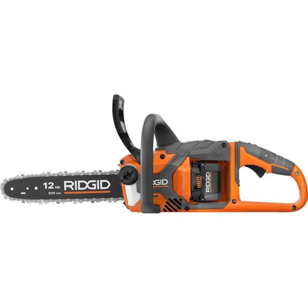 R01101K 18V Brushless 12 in. Electric Battery Chainsaw with 6.0 Ah MAX Output Battery and Charger - Image 10