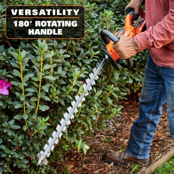R01401K 18V Brushless Cordless Battery 22 in. Hedge Trimmer with 2.0 Ah Battery and Charger - Image 6