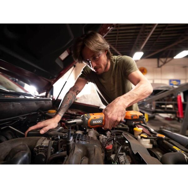 R866010K 18V Brushless Cordless 1/4 in. Ratchet Kit with 2.0 Ah Battery and Charger - Image 8