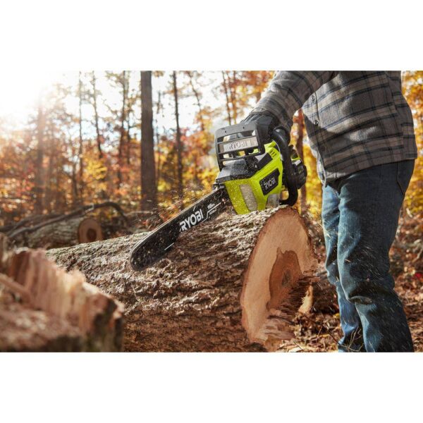 RY40550-PS 40V HP Brushless 16 in. Battery Chainsaw and 10 in. Battery Pole Saw with 4.0 Ah Battery and Charger - Image 5