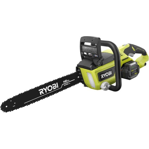 RY40550-PS 40V HP Brushless 16 in. Battery Chainsaw and 10 in. Battery Pole Saw with 4.0 Ah Battery and Charger - Image 11