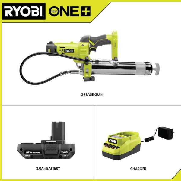 P3410K1N  Grease Gun Kit w/2.0Ah Battery and Charger - Image 2