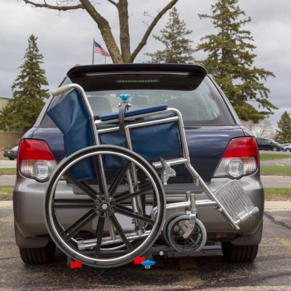 SILVER SPRING MWCC 100 lbs. Manual Wheelchair Carrier with Tilting Platform - Image 3