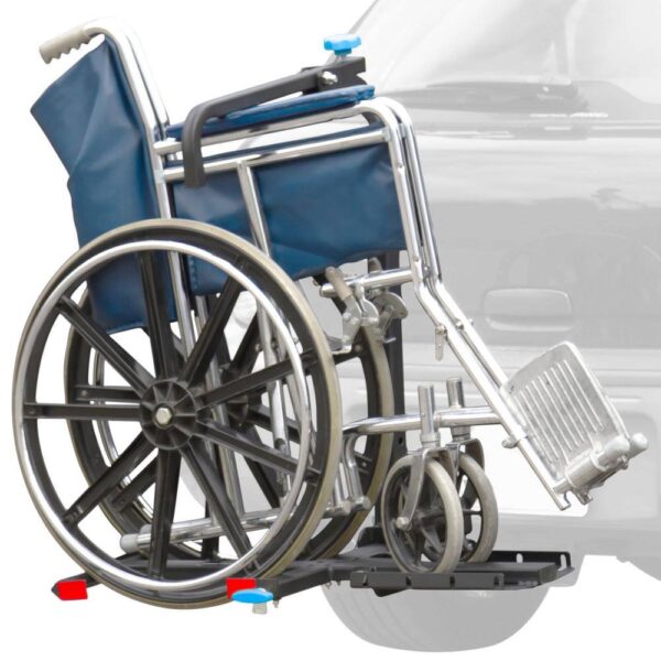 SILVER SPRING MWCC 100 lbs. Manual Wheelchair Carrier with Tilting Platform - Image 2