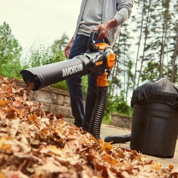 WG524 70 MPH 620 CFM 12 Amp Electric Leaf Blower Mulcher and Vacuum - Image 4