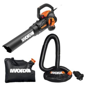WG524 70 MPH 620 CFM 12 Amp Electric Leaf Blower Mulcher and Vacuum