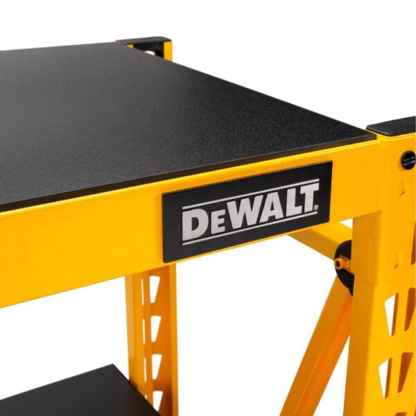 DXST4500 Yellow 3-Tier Steel Garage Storage Shelving Unit (50 in. W x 48 in. H x 18 in. D) - Image 7