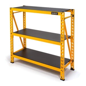 DXST4500 Yellow 3-Tier Steel Garage Storage Shelving Unit (50 in. W x 48 in. H x 18 in. D)