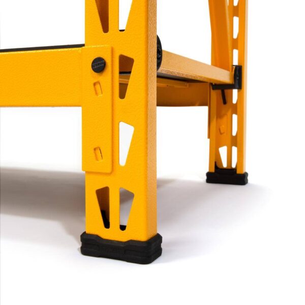 DXST4500 Yellow 3-Tier Steel Garage Storage Shelving Unit (50 in. W x 48 in. H x 18 in. D) - Image 4