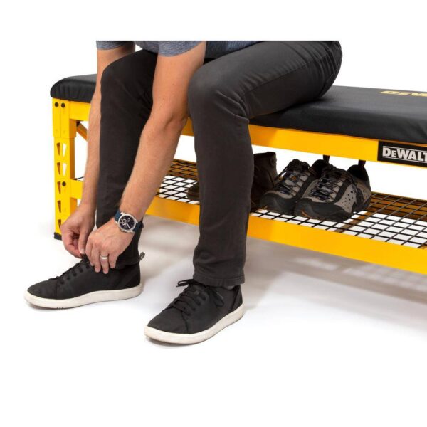 DXSTFB048 20 in. H x 50 in. W x 18 in. D Garage Bench with Wire Grid Storage Shelf - Image 9